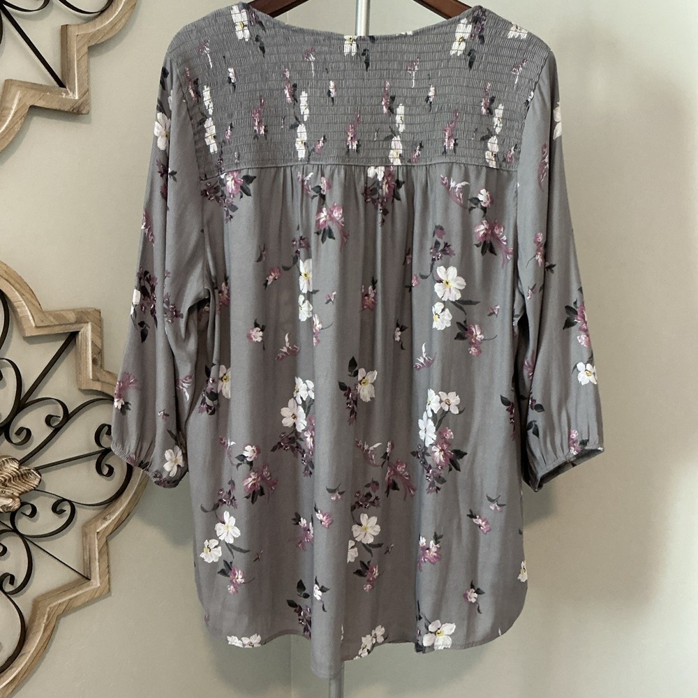 TORRID Women's 2 Lavender Floral Boho Cottagecore - Picture 6 of 12
